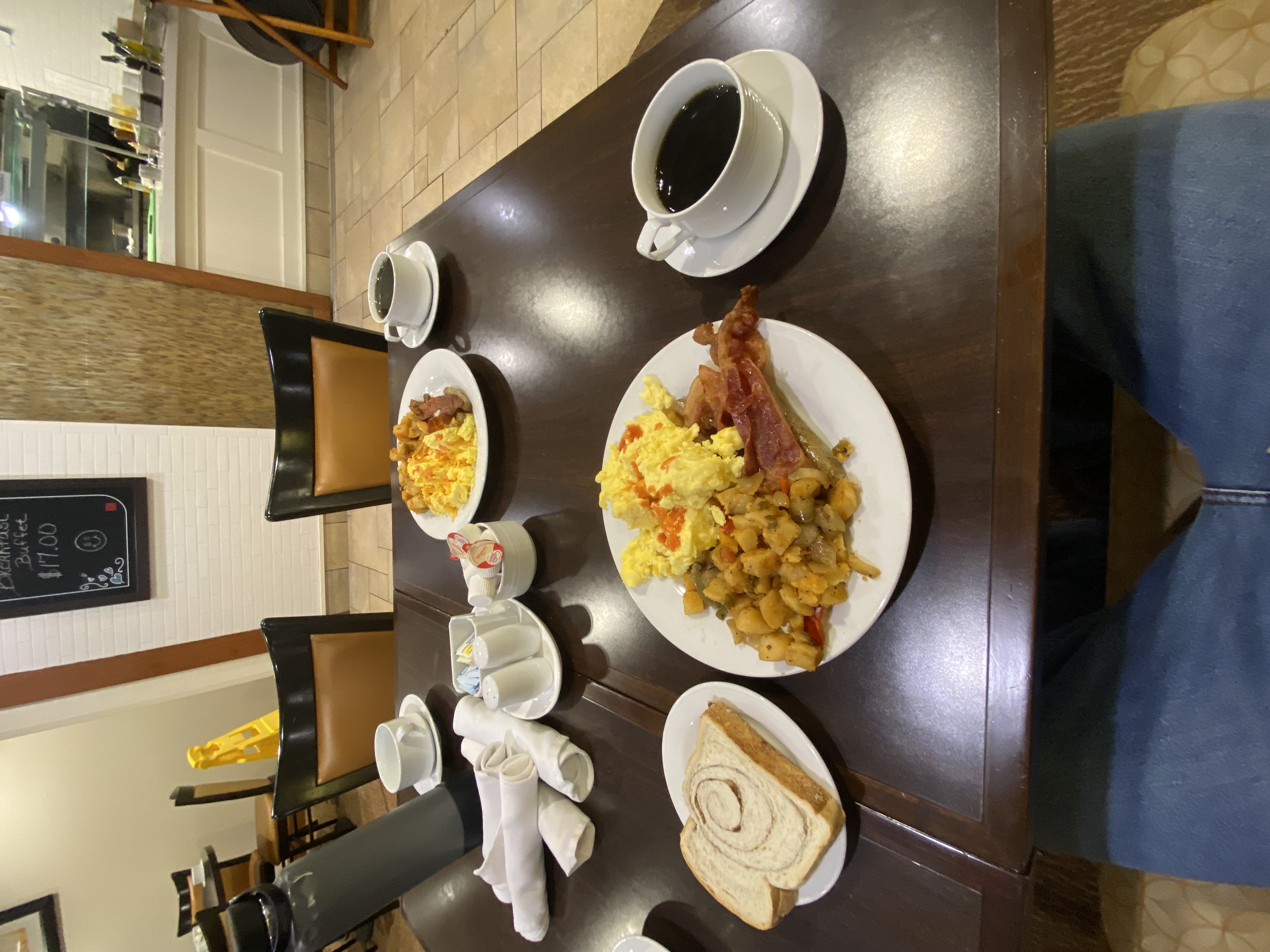 food from NexHacks hilton hotel